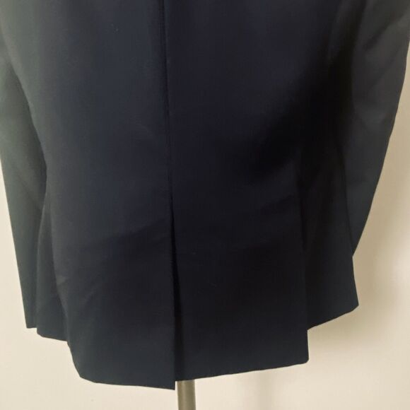 Brooks Brothers 346 Women's Black Career Work Classic Fit Wool Blazer Size 10 - Picture 6 of 11